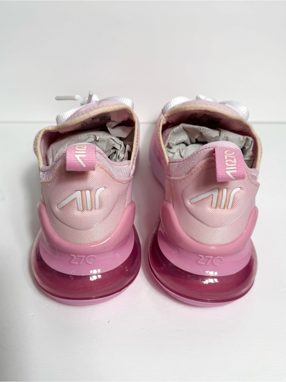 Nike (GS) Air Max 270 ‘Pink Foam’ Sneakers Brand New Size 5.5Y Women’s 7 - Picture 7 of 7